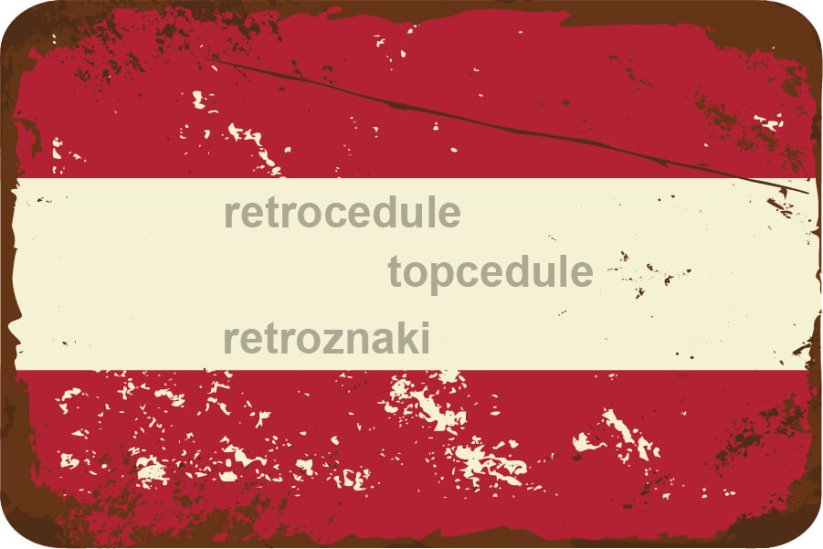 Ausztria zászló jele