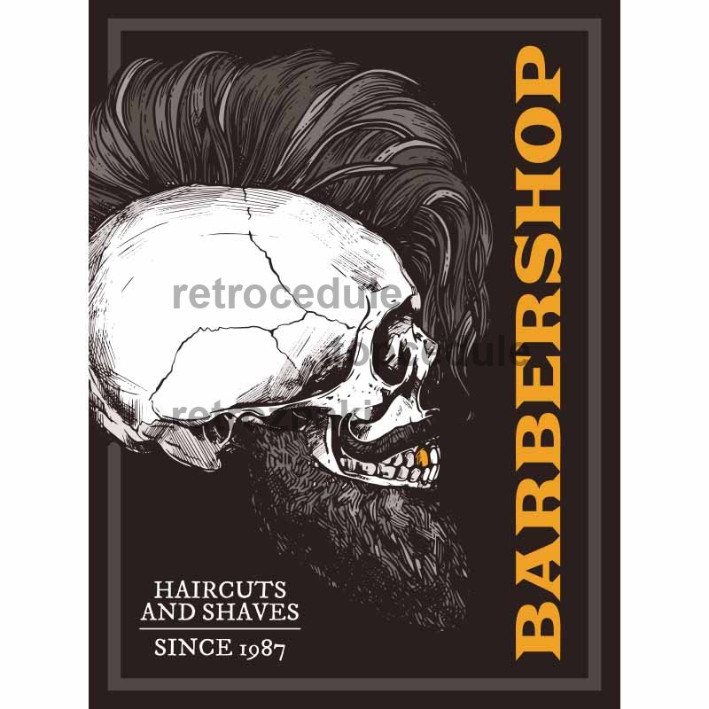 Znak brivnice - striženje in britje, od leta 1987