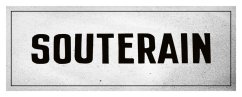 Ceduľa Souterain  - Retro plechové cedule