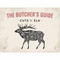 Cedule The Butchers Guide - Cuts Of Elk