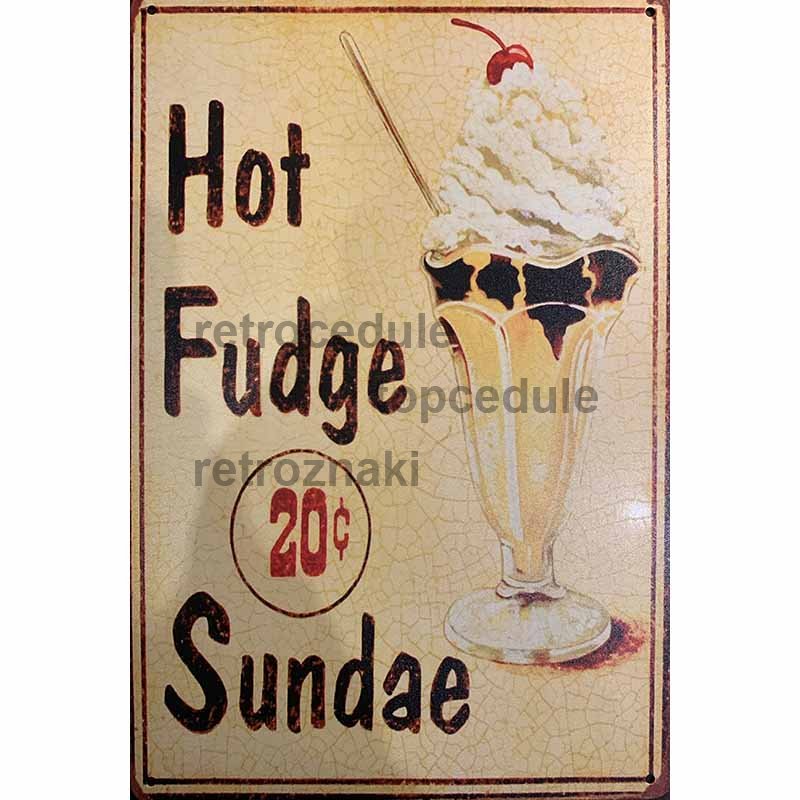 Znak Hot Fudge Sundae
