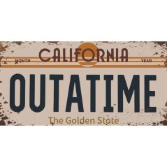 Ceduľa značka California Outatime