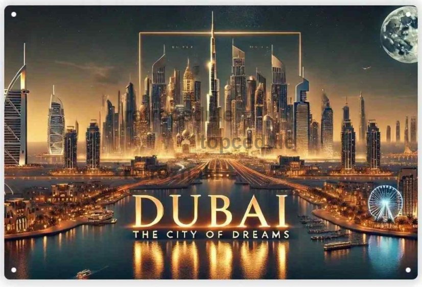 Podpisz oznaczenie Dubai