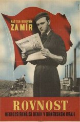Plechová ceduľa Zamír - Rovnost