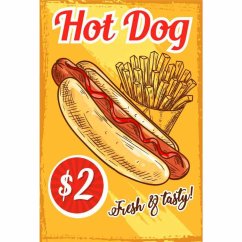 Cedule Restaurace menu 3 - Hot Dog
