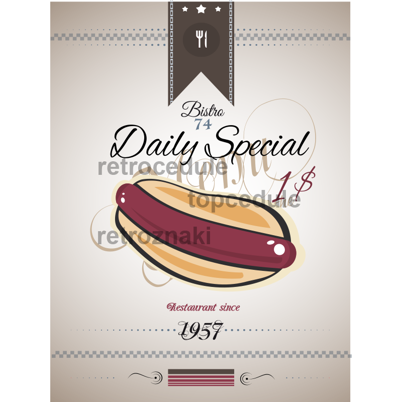 P067 daily special mistro hot dog