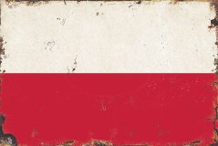 Cedule Polská vlajka