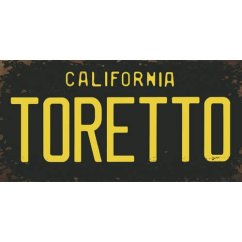 Cedule značka California Toretto