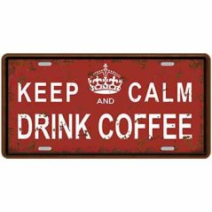 692 cedula keep calm drink coffe prelis
