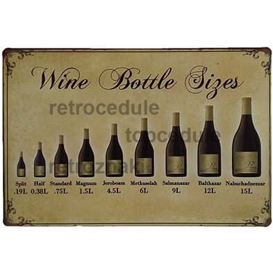 078 cedula wine bottle sizes 2