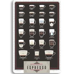 358 cedula espresso coffee menu