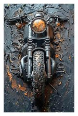 Ceduľa Motorka old