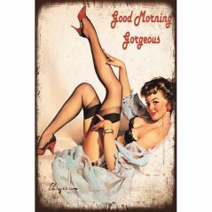 Ceduľa sexi žena good morning Ceduľa sexi žena good morning