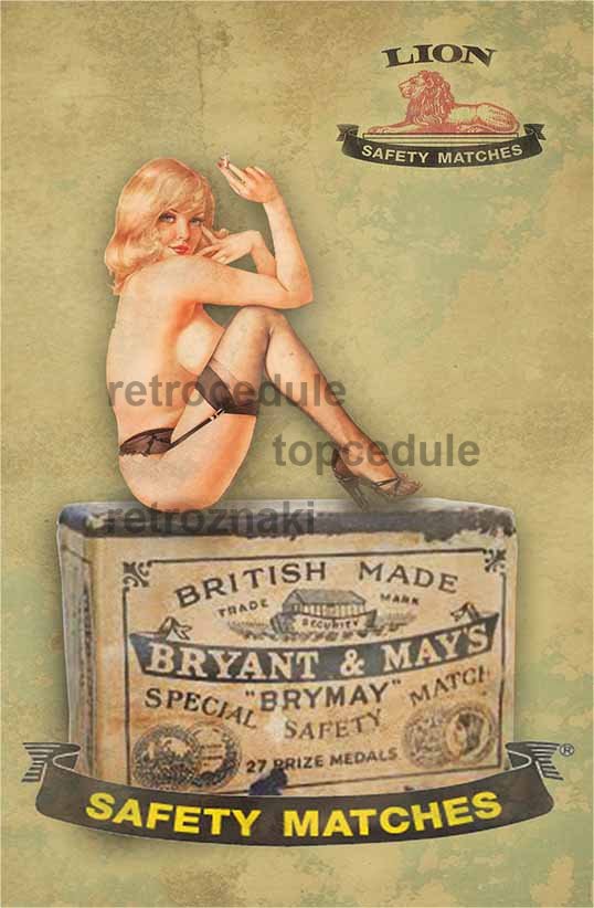 Figyelmeztető tábla Lion Safety Matches