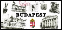 Ceduľa Mesto Budapesť