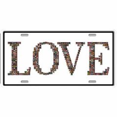 Ceduľa značka Love