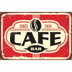 Znak kawiarnia-bar