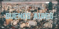 Plechová ceduľa Buenos Aires