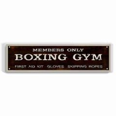 Ceduľa Boxing Gym