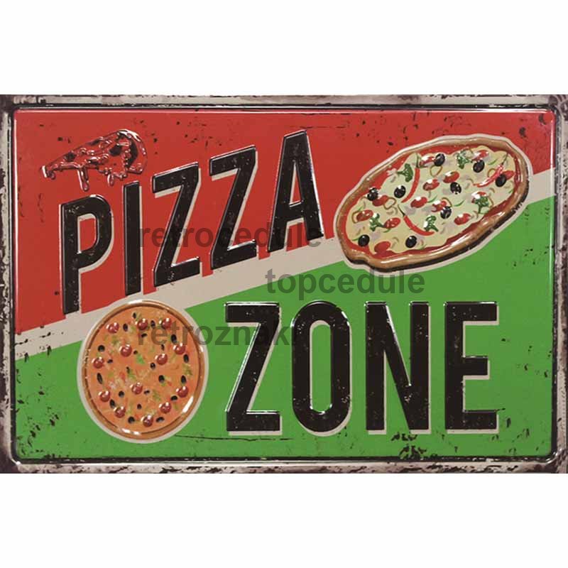 Ceduľa Pizza Zone