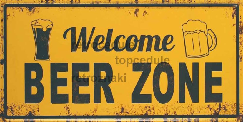 Witamy znak strefy piwa