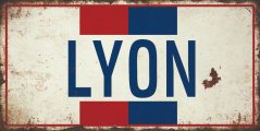 Znak blaszany Lyon