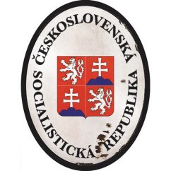 Cedule Československá Socialistická Republika old Cedule Československá Socialistická Republika old