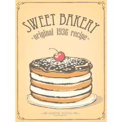 Cedule Premium Quality - Sweet Bakety 1936