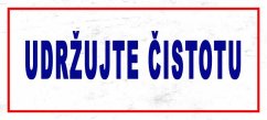 Cedule Udržujte čistotu