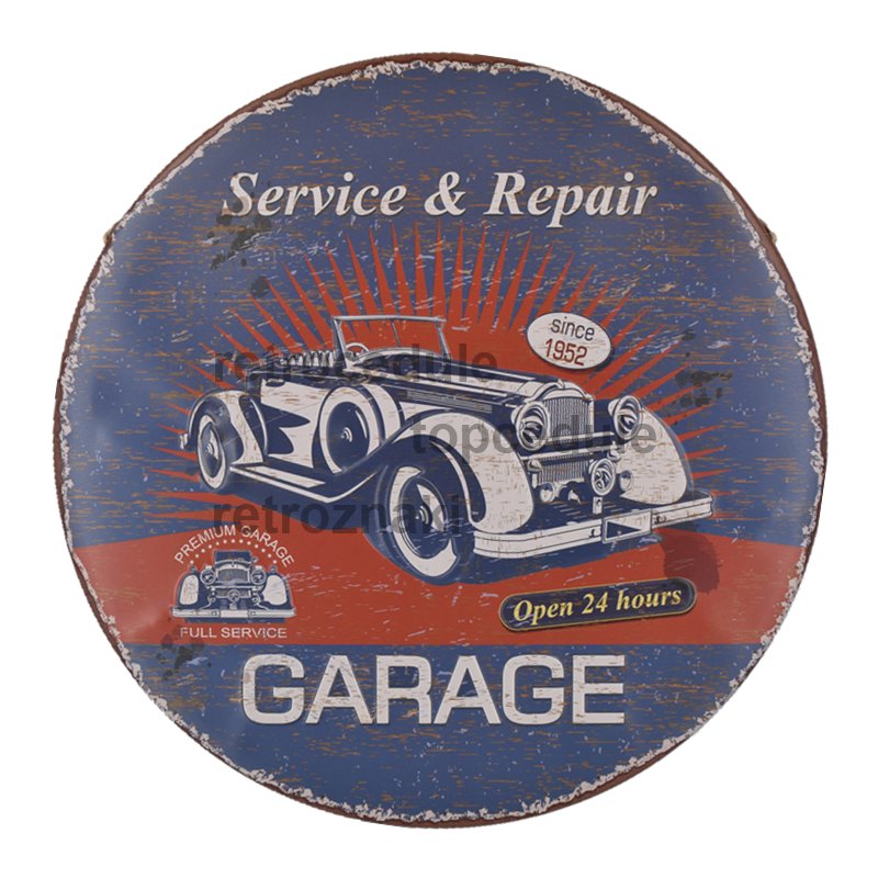 Plechová ceduľa Garage - Retro plechové cedule