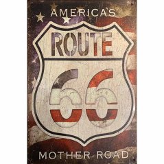 Ceduľa Route 66 Mother Road Ceduľa Route 66 Mother Road
