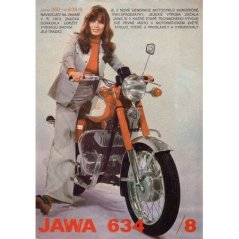 Ceduľa Jawa 634 Ceduľa Jawa 634