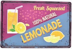 Plechová cedule Lemonade