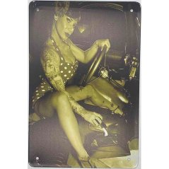 Cedule Sexy dívka - auto