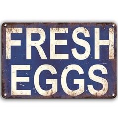 Ceduľa Fresh Eggs Ceduľa Fresh Eggs