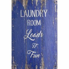Drevená Ceduľa Laudry Room blue Drevená Ceduľa Laudry Room blue