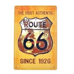 Ceduľa Route 66 - Since 1926