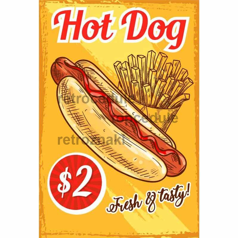 Cedule Restaurace menu 3 - Hot Dog