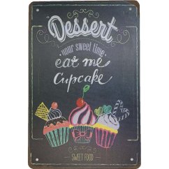 Ceduľa Dessert - Eat me Cupcake