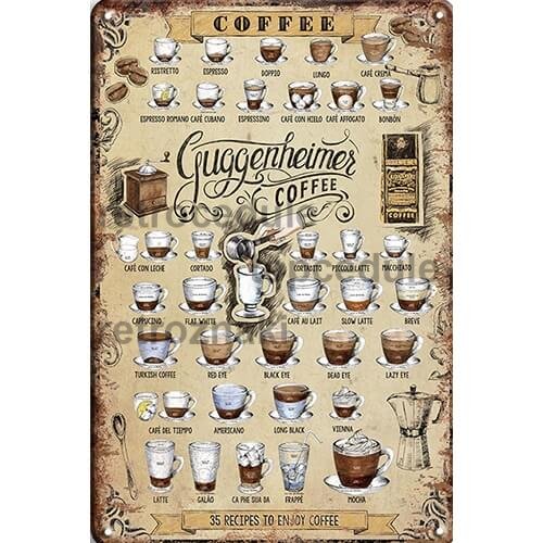 Cedule Coffee Menu