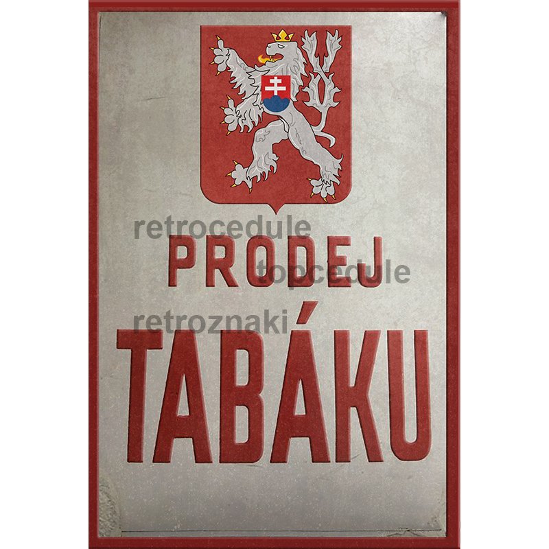 Cedule Prodej Tabáku
