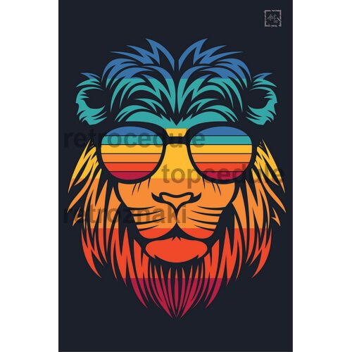 Cedule Coloured Lion Cedule Coloured Lion