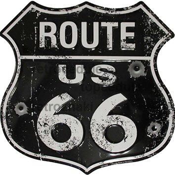 Ceduľa Route us 66 štít