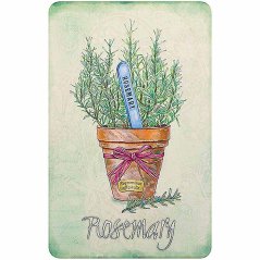 Ceduľa Rosemary - rozmarín záhrada Ceduľa Rosemary - rozmarín záhrada