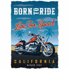 Znak Born to Ride – Živi za hitrost