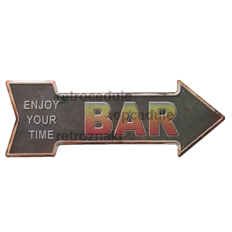 Znak Enjoy Your Time Bar Znak Enjoy Your Time Bar