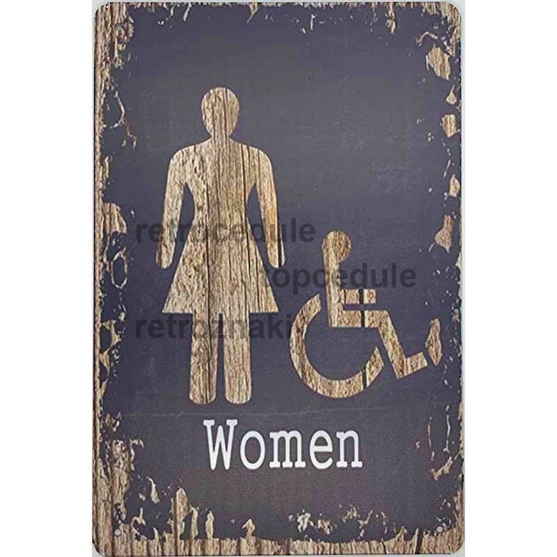 Znak WC ženska