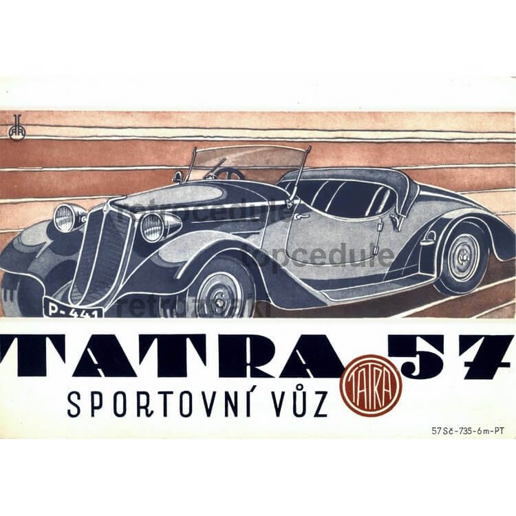 Znak Tatra 57 - Samochód sportowy