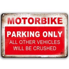 Motorno kolo - znak samo za parkiranje