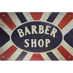 Ceduľa Barber Shop